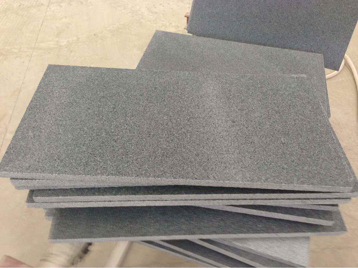 Dark Grey Granite Paver Honed