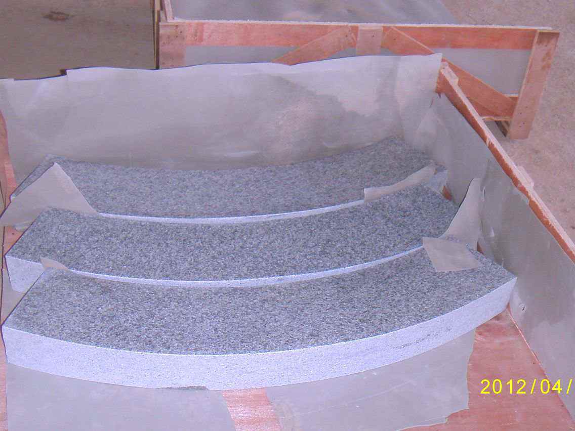 Grey Granite Radius Curb Stone