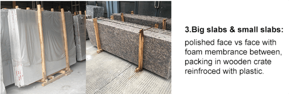 grey granite packing