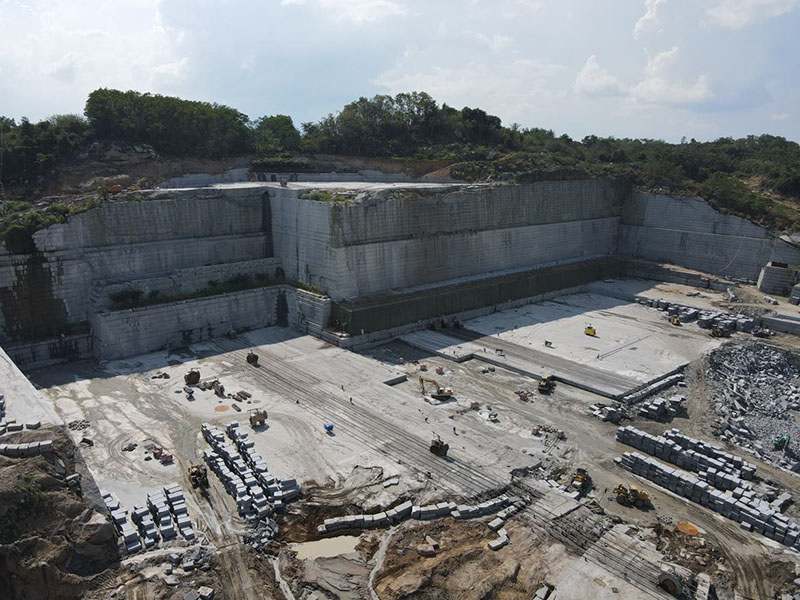 grey granite quarry