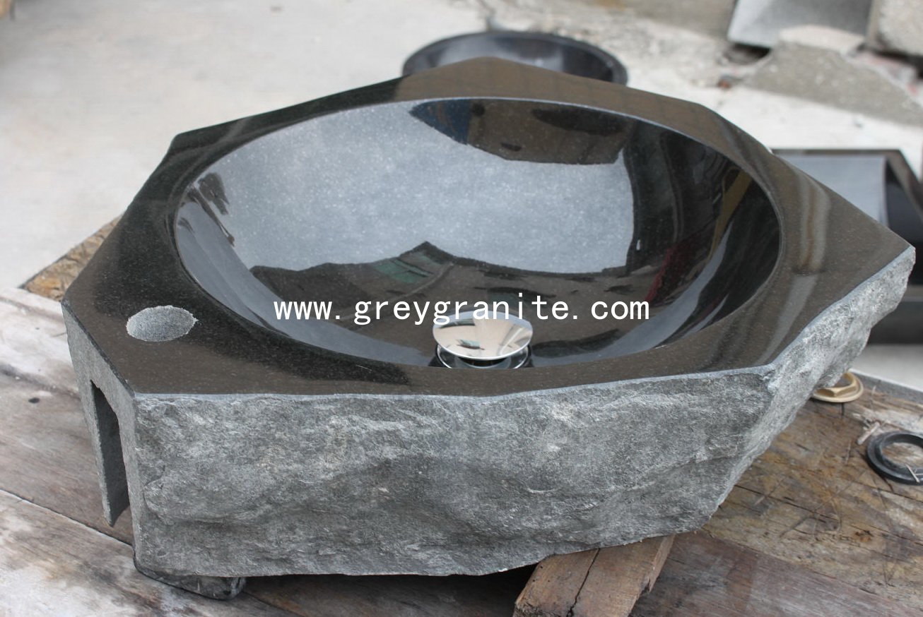 Shanxi Black Granite Black Granite Basins
